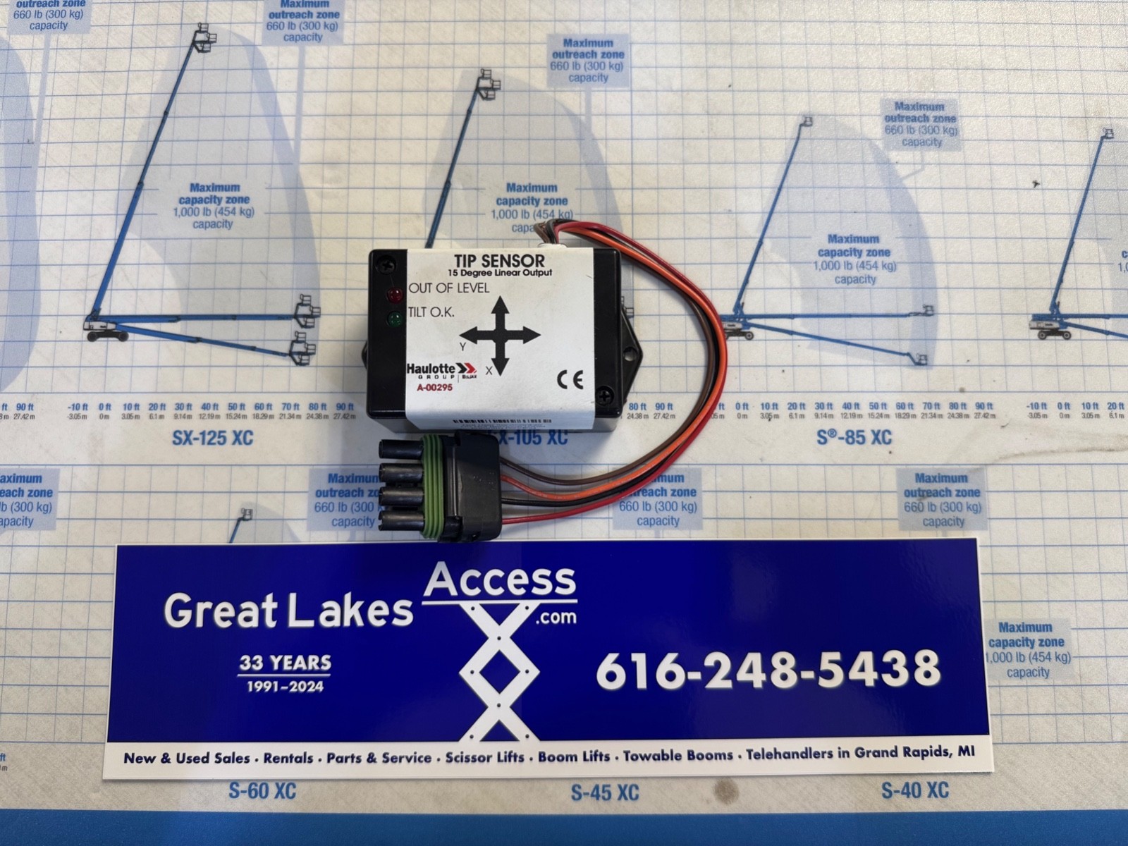 NEW OEM Haulotte/Bil-Jax Level Sensor A-0029